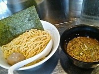 「味玉つけ麺 (魚介とんこつ)（太麺)」@さんじの写真
