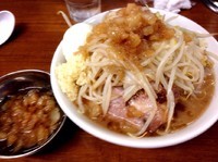 「らーめん少（麺半分）＋全増し」@ラーメンの店 どでん 北浦和店の写真