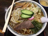 「冷やしらーめん750+大盛150　900」@栄屋本店の写真