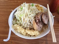「小ラーメン650+生姜50　700」@ラーメン二郎 会津若松駅前店の写真