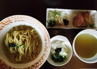 「【夏季限定】薬涼 潮つけそば+追い飯」@麺や 虎徹の写真