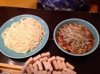 「特つけそば¥800+野菜¥100」@つけそば屋 麺楽の写真