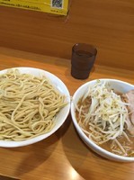 「小つけ麺 ニンニク少し」@ラーメン二郎 八王子野猿街道店2の写真