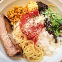 「ピザまぜそば980円」@はりけんラーメンの写真