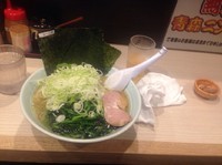 「ラーメントッピングネギとホウレンソウ」@おーくら家の写真