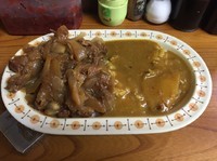 「スタミナカレー（小）＋辛口」@牛八の写真