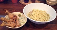 「ぶっかけ･ちゃ～しゅうめん(めし付)850円」@うちん家の写真