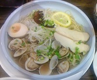 「冷製蛤そば」@あら焼鶏白湯 カシムラの写真