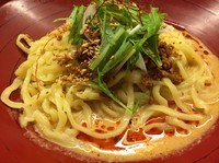 「汁なし金胡麻担担麺 ２辛＋小ライス」@金蠍の写真