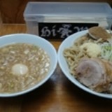 「つけ麺(並)」あぶら、にんにく、魚粉