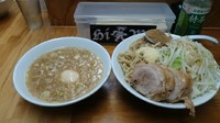 「「つけ麺(並)」あぶら、にんにく、魚粉」@ハイマウントの写真