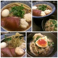「【nijiの日限定】牛と鯛の醤油そば＋鯛つみれ＋鯛めし」@麺処 ほん田 nijiの写真