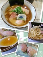 「【2周年記念】感謝（驚）中華そば900円＋にぎり」@中華そば 四つ葉の写真