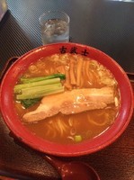 「古武士ラーメン730円+大盛り無料」@麺処 古武士 新宿西口小滝橋通り店の写真