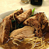 豚ばらそば850円