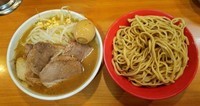 「小つけ麺豚入り：1030円＋気まぐれたまご：100円」@ラーメン二郎 八王子野猿街道店2の写真