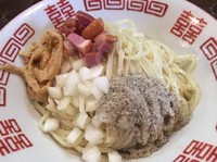 「【限定】冷し煮干油蕎麦500円」@特級鶏蕎麦 龍介の写真