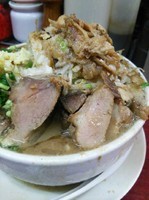 「楓Ｇ郎大盛り（ニンニクちょっと、他全マシ）」@博多長浜らーめん 楓神の写真