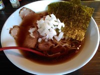 「期間限定 まるにぼじ（細麺）」@特濃中華蕎麦 いわしの写真