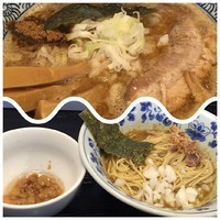 「中華そば¥700＋和え玉（ニボカレーVer.）¥100」@狼煙 〜NOROSHI〜の写真