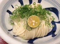 「生じょうゆうどん」@梅田はがくれ 本店の写真