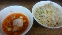 「つけ麺 850円  ヤサイ」@蓮爾 さんこま店の写真
