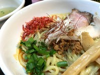 「汁なし担担麺＋生ビール」@麺屋 ゼットンの写真