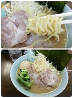 「ネギチャーシュー麺＋半熟玉子」@とんぱた亭 片倉町店の写真
