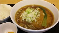 「担々麺ライスセット」@富士見食堂の写真