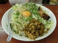 「汁なしギ郎(野菜増し･ニンニク抜き)」@らーめん ぎょうてん屋 東名厚木店の写真