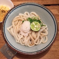 「生醤油うどん(並)(冷)」@愉々家 ウイング新橋店の写真