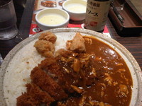 「チキン三昧カレー+クリーミータルタルソースダブル」@カレーハウスCoCo壱番屋 小田急千歳船橋駅前店の写真