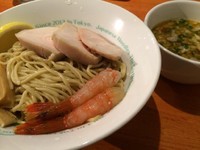 「あべどりと牡丹海老の醤油つけそば」@麺屋 六感堂 Rock'anDoの写真