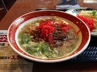 「黒＋替え玉（クーポン）」@麺家 徳 晴海トリトンスクエア店の写真