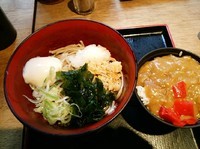「朝定食カレー350円」@蕎麦 さだはる 西新橋店の写真