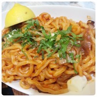 「【きまぐれ限定】四つ葉式パスタ？」@中華そば 四つ葉の写真