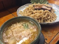 「紫つけ麺  ＋大盛（同額）」@つけ麺 紫匠乃 門前仲町店の写真