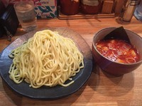 「つけめん（大盛４４０ｇ）＋辛味ＭＡＸ　７６０円」@つけ麺屋 やすべえ 池袋店の写真