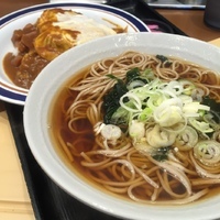 「カレーかつ丼セット（￥730）」@名代 富士そば 三光町店の写真