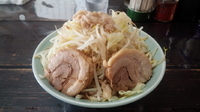 「ラーメン小『ニンニク小・野菜増し・アブラ増し』」@ラーメンかじろうの写真
