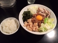 「台湾まぜそば＋追い飯付き」@フジヤマ55 甲府国母店の写真