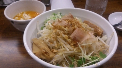 「まぜそば」@つけめん TETSU 武蔵小杉店の写真