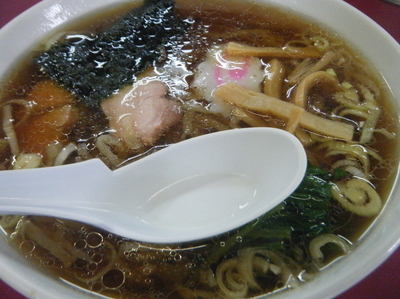 「醤油ラーメン600円」@一休の写真