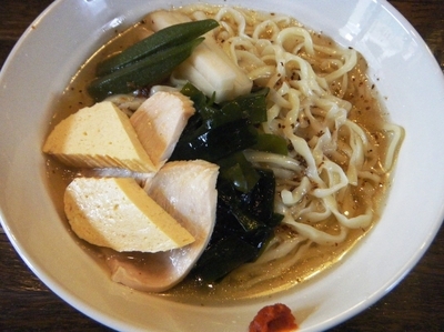 「白冷やし麺780円」@上州地鶏らーめん まるわの写真