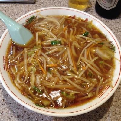 「もやしラーメン」@ラーメン王 後楽本舗の写真