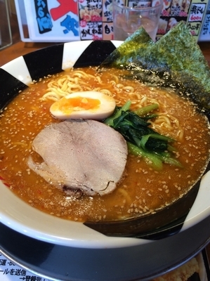 「味噌ラーメンネギ抜き」@つけ麺おんのじ 仙台本店の写真