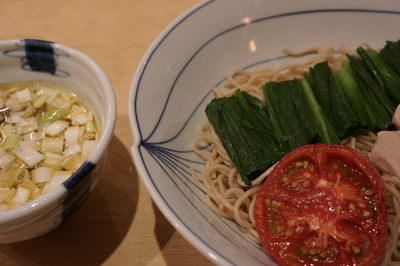 「鶏塩つけそば（限定）」@饗 くろ㐂の写真