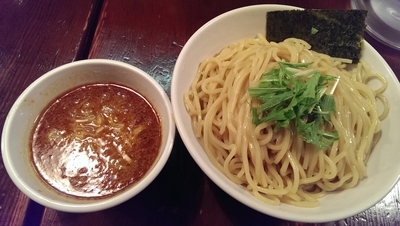 「辛いつけ麺、特盛」@つけ麺 結心の写真
