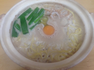 「鍋焼きラーメン（大）：650円」@鍋焼きラーメン千秋の写真