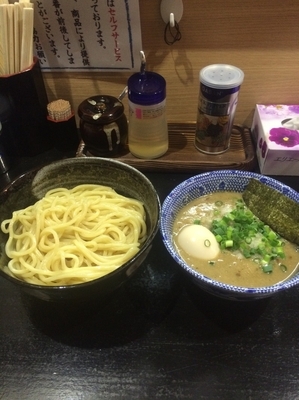 「鶏帆立の塩つけめん。味玉」@二代目狼煙 分店 弐の写真